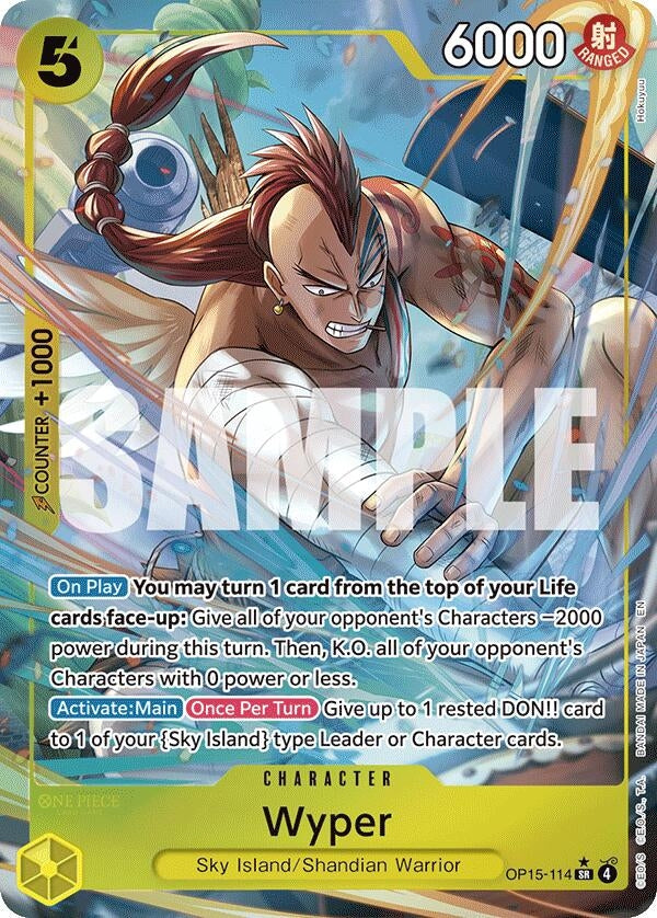 Image for Wyper (Alternate Art) (OP15-114) (OP15-EB04) - One Piece Card Game