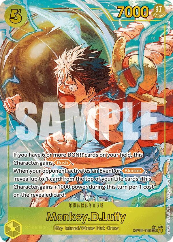 Monkey.D.Luffy (OP15-119) (Alternate Art) (OP15-119) (Adventure on Kami's Island) (OP15-EB04)