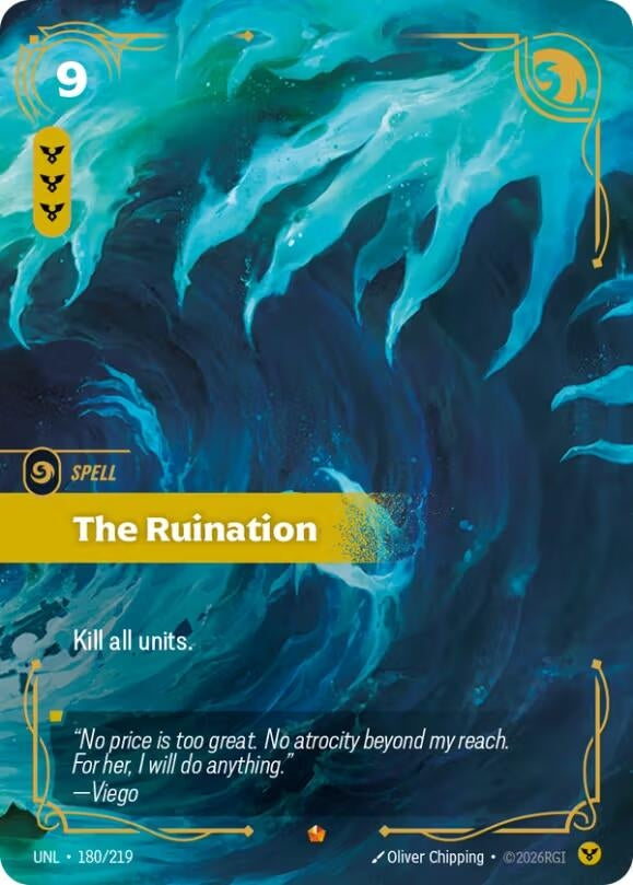 Image for The Ruination (180/219) (UNL) - Riftbound: League of Legends Trading Card Game