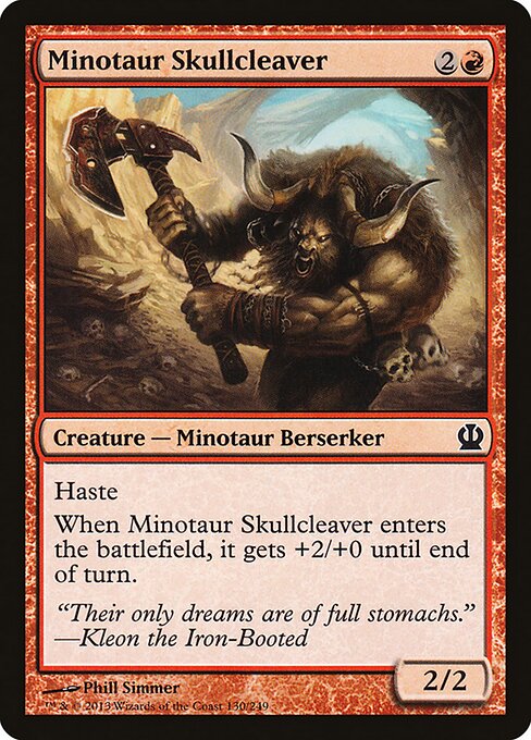 Minotaur Skullcleaver - Theros - 130