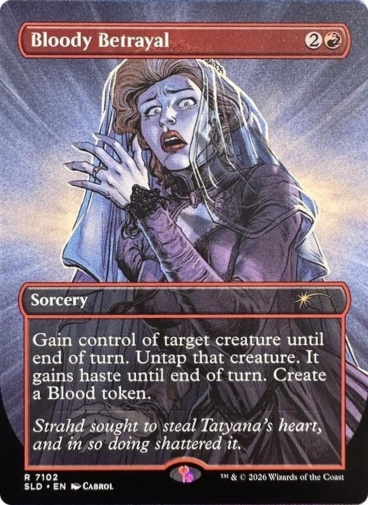 Image for Bloody Betrayal (7102) (SLD) - Magic: The Gathering