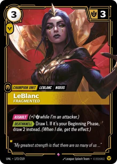 LeBlanc - Fragmented (172/219) (UNL)