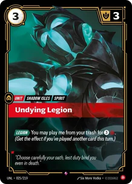 Image for Undying Legion (025/219) (UNL) - Riftbound: League of Legends Trading Card Game