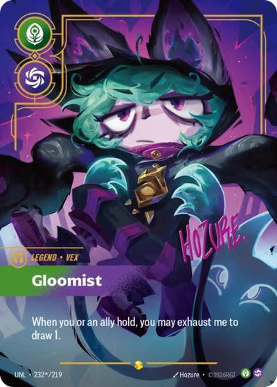 Vex - Gloomist (Signature) (232*/219) (UNL)