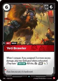 Yeti Brawler - Unleashed - 018/219