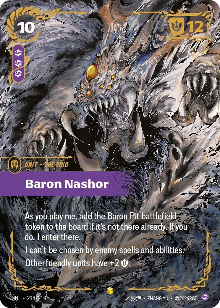Image for Baron Nashor (Ultimate) (238/219) (UNL) - Riftbound: League of Legends Trading Card Game