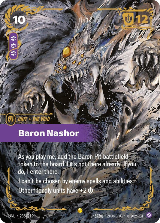 Image for Baron Nashor (Ultimate) (238/219) (UNL) - Riftbound: League of Legends Trading Card Game
