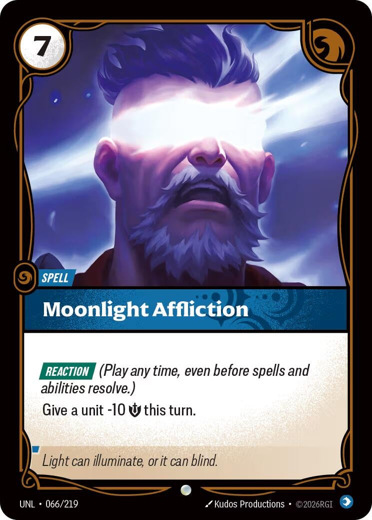 Image for Moonlight Affliction (066/219) (UNL) - Riftbound: League of Legends Trading Card Game