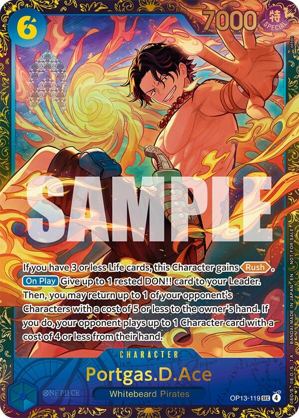 Image for Portgas.D.Ace (119) (Treasure Cup 2026) (OP13-119) (OP-PR) - One Piece Card Game