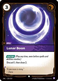 Lunar Boon - Unleashed - 125/219