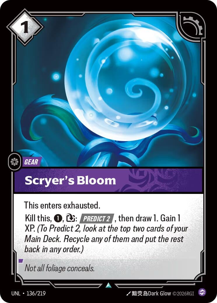 Image for Scryer's Bloom (136/219) (UNL) - Riftbound: League of Legends Trading Card Game