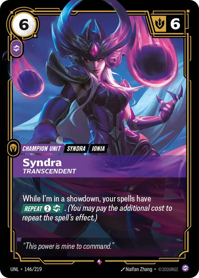 Syndra - Transcendent (146/219) (UNL)