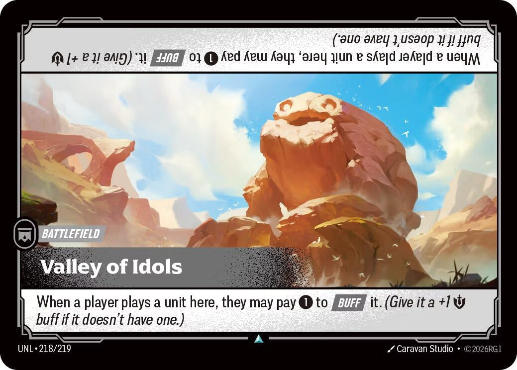 Image for Valley of Idols (218/219) (UNL) - Riftbound: League of Legends Trading Card Game