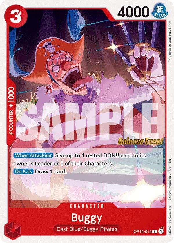 Image for Buggy (OP15-012) (OP15 RE) - One Piece Card Game