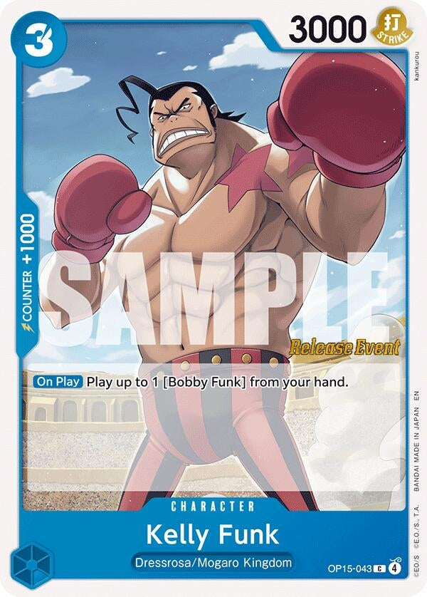 Image for Kelly Funk (OP15-043) (OP15 RE) - One Piece Card Game