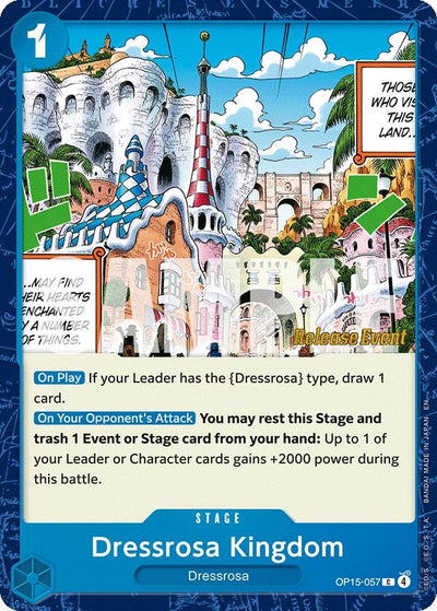Dressrosa Kingdom (OP15-057) (OP15 RE)