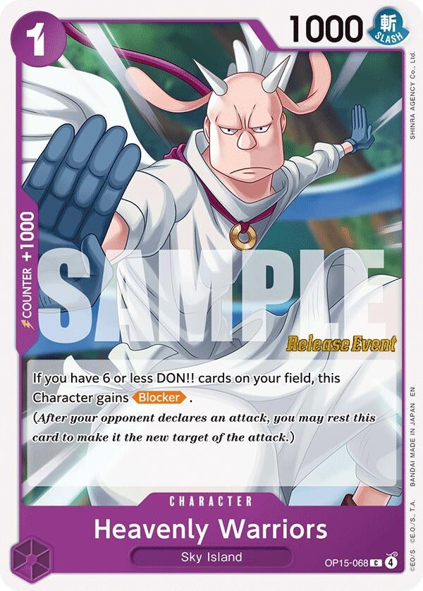 Image for Heavenly Warriors (OP15-068) (OP15 RE) - One Piece Card Game