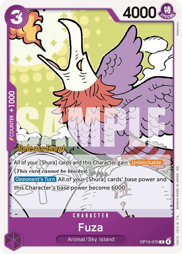 Image for Fuza (OP15-070) (OP15 RE) - One Piece Card Game
