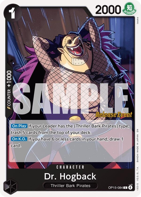 Image for Dr. Hogback (OP15-084) (OP15 RE) - One Piece Card Game