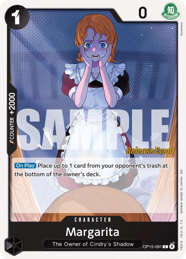 Image for Margarita (OP15-091) (OP15 RE) - One Piece Card Game