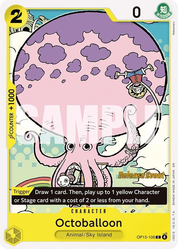 Image for Octoballoon (OP15-106) (OP15 RE) - One Piece Card Game