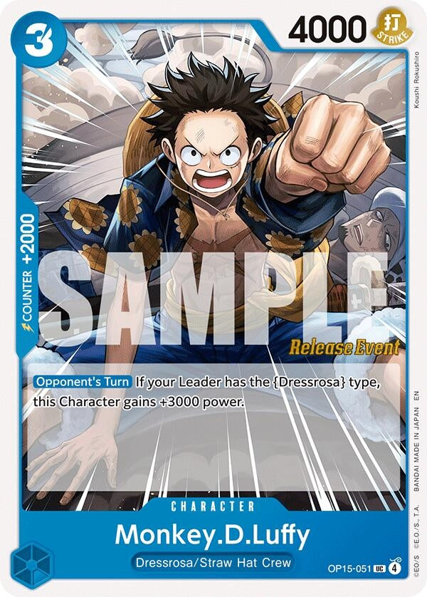 Image for Monkey.D.Luffy (OP15-051) (OP15-051) (OP15 RE) - One Piece Card Game