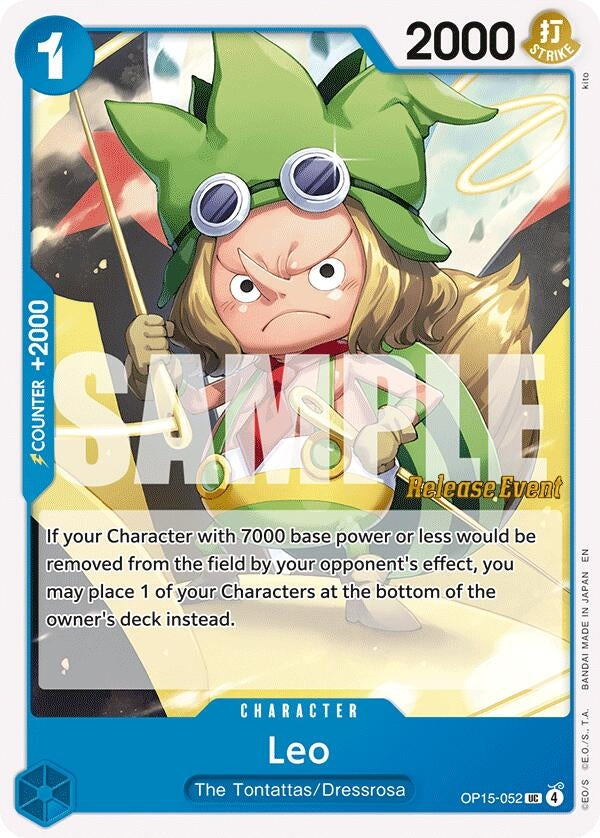Image for Leo (OP15-052) (OP15 RE) - One Piece Card Game