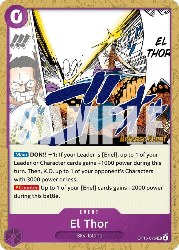 Image for El Thor (OP15-075) (OP15 RE) - One Piece Card Game