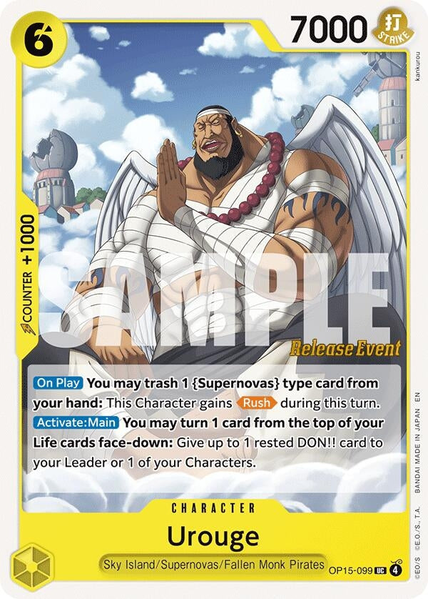 Image for Urouge (OP15-099) (OP15 RE) - One Piece Card Game