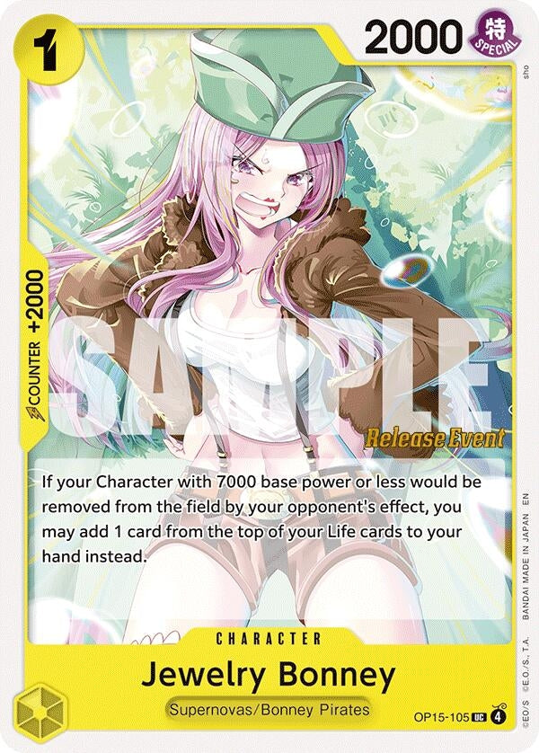 Image for Jewelry Bonney (OP15-105) (OP15-105) (OP15 RE) - One Piece Card Game