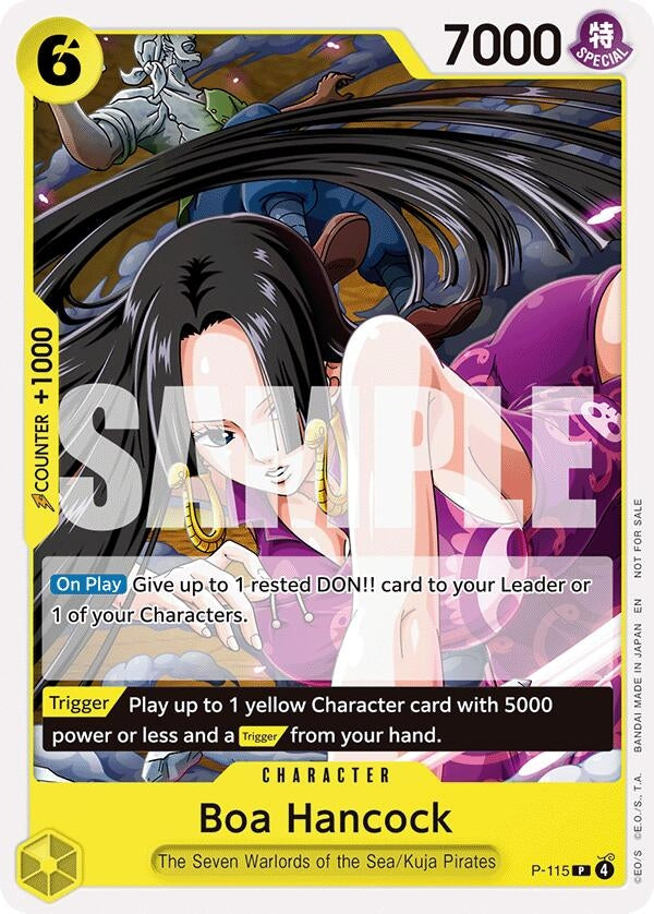 Image for Boa Hancock (OP15 Release Event) (P-115) (OP-PR) - One Piece Card Game