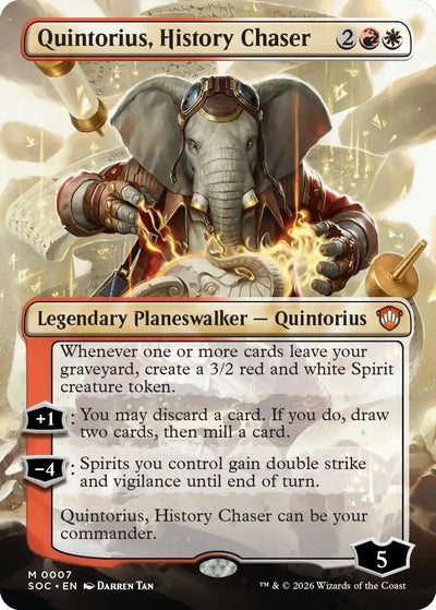 Quintorius, History Chaser (Borderless) (7) (SOC)