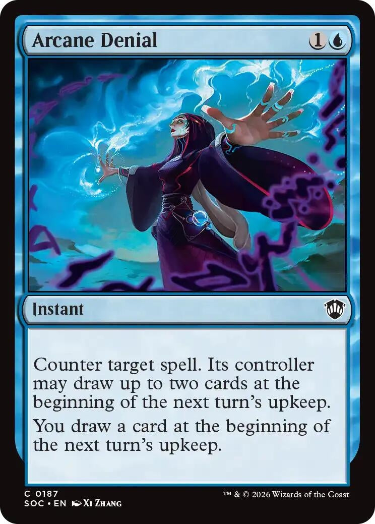 Image for Arcane Denial (187) (SOC) - Magic: The Gathering