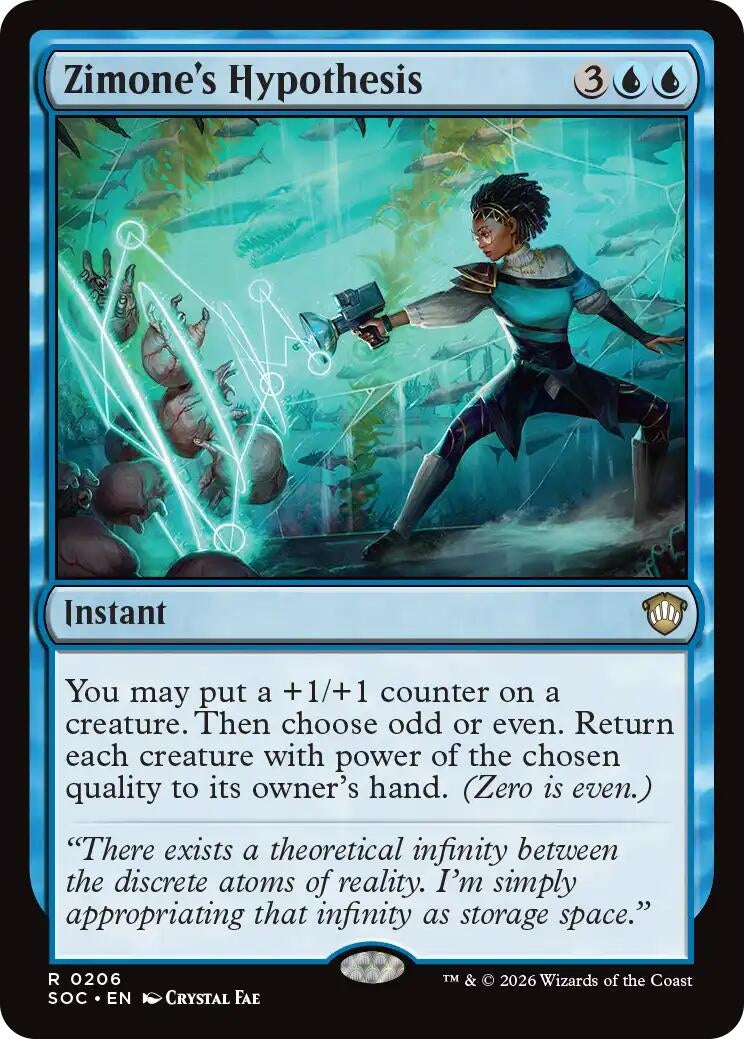 Image for Zimone's Hypothesis (206) (SOC) - Magic: The Gathering