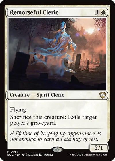 Remorseful Cleric (164) (SOC)