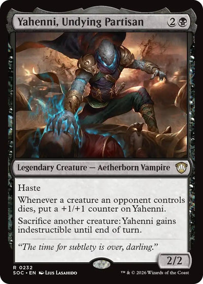 Yahenni, Undying Partisan (232) (SOC)