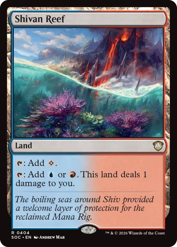 Image for Shivan Reef (404) (SOC) - Magic: The Gathering