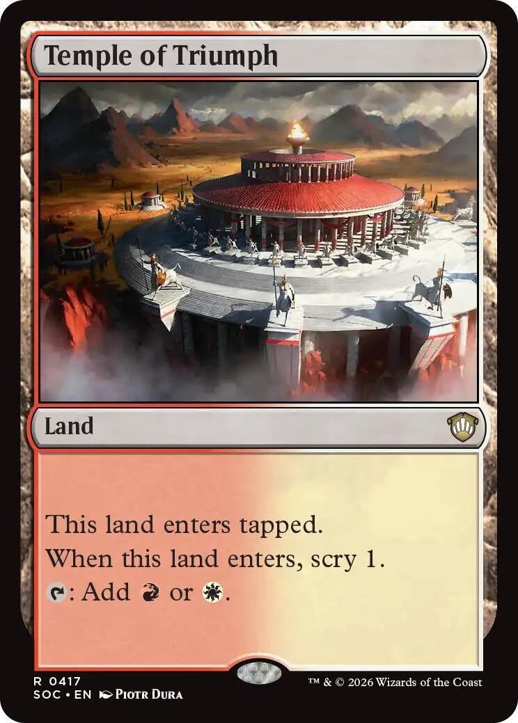 Image for Temple of Triumph (417) (SOC) - Magic: The Gathering