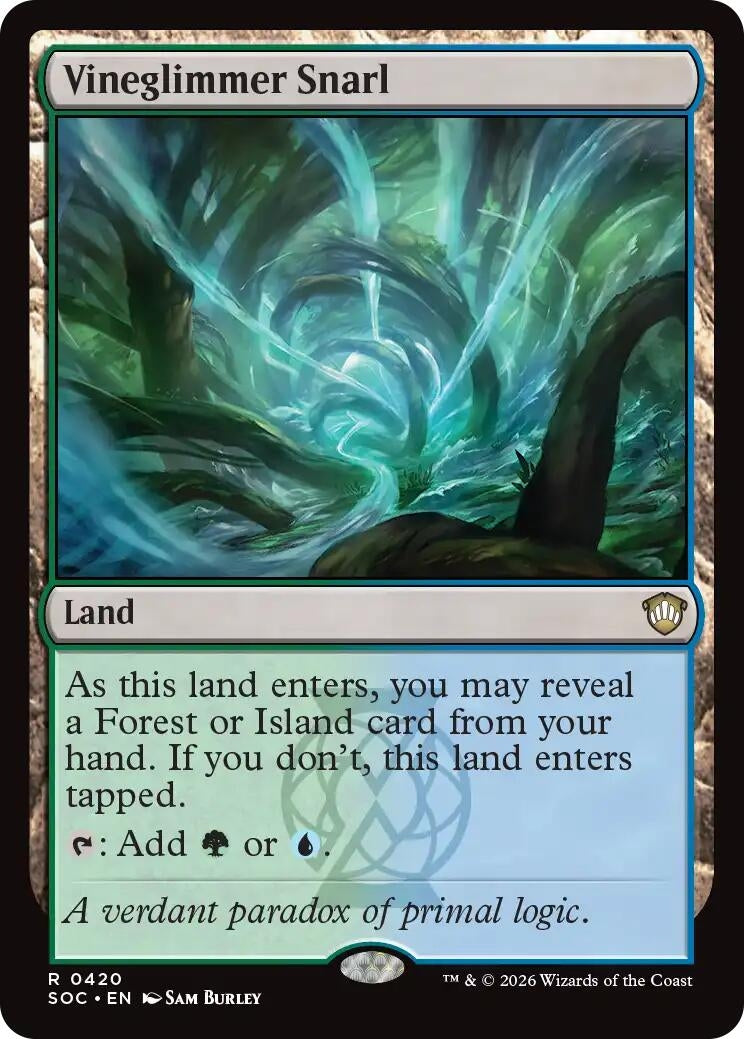 Image for Vineglimmer Snarl (420) (SOC) - Magic: The Gathering