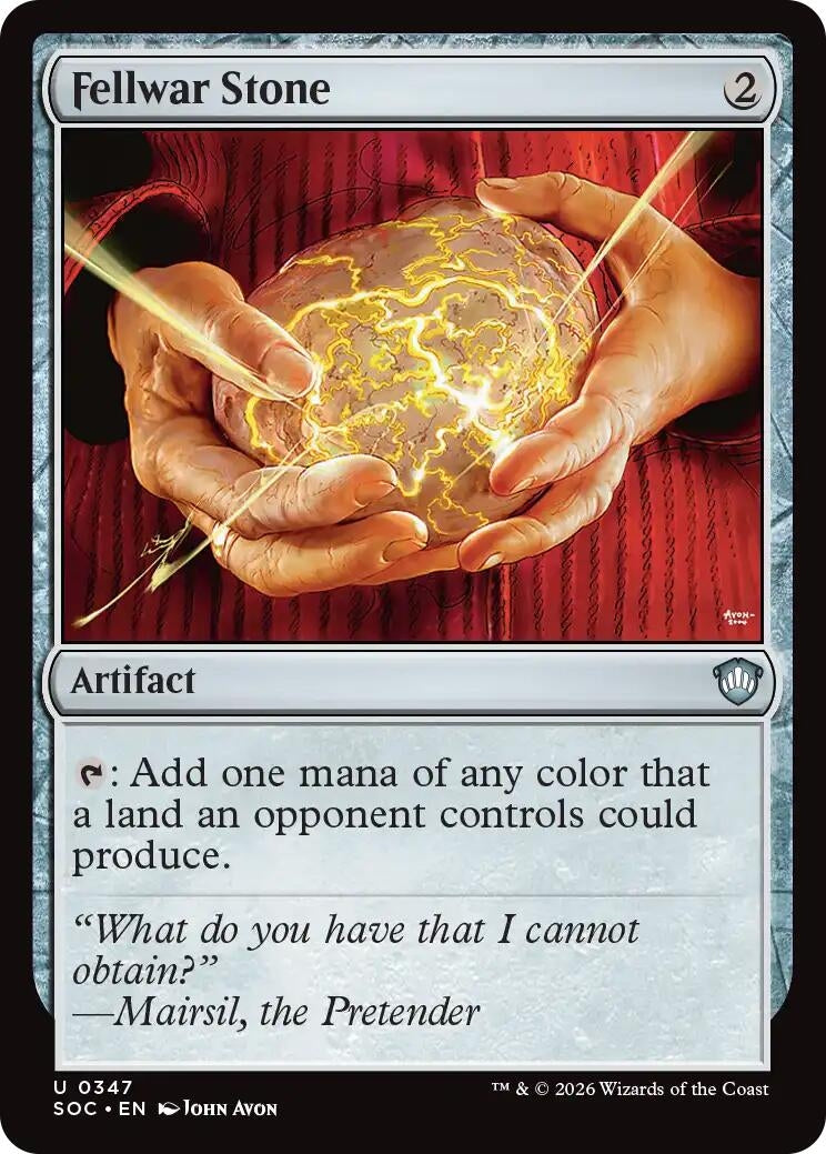 Image for Fellwar Stone (347) (SOC) - Magic: The Gathering