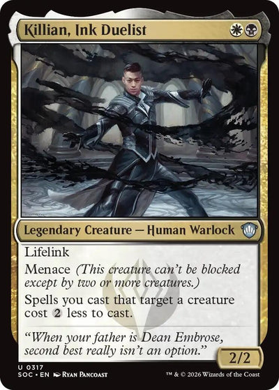 Killian, Ink Duelist (317) (SOC)