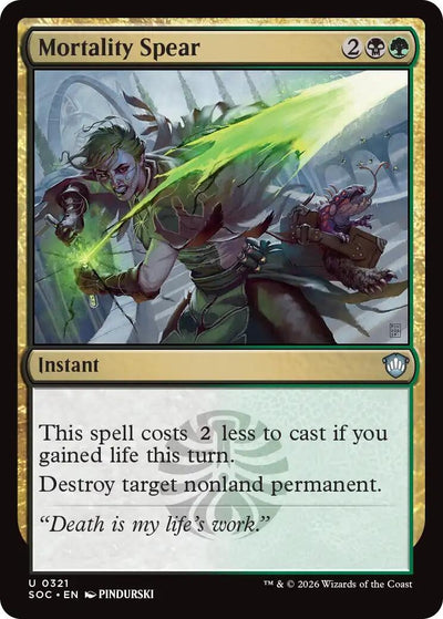 Mortality Spear (321) (SOC)