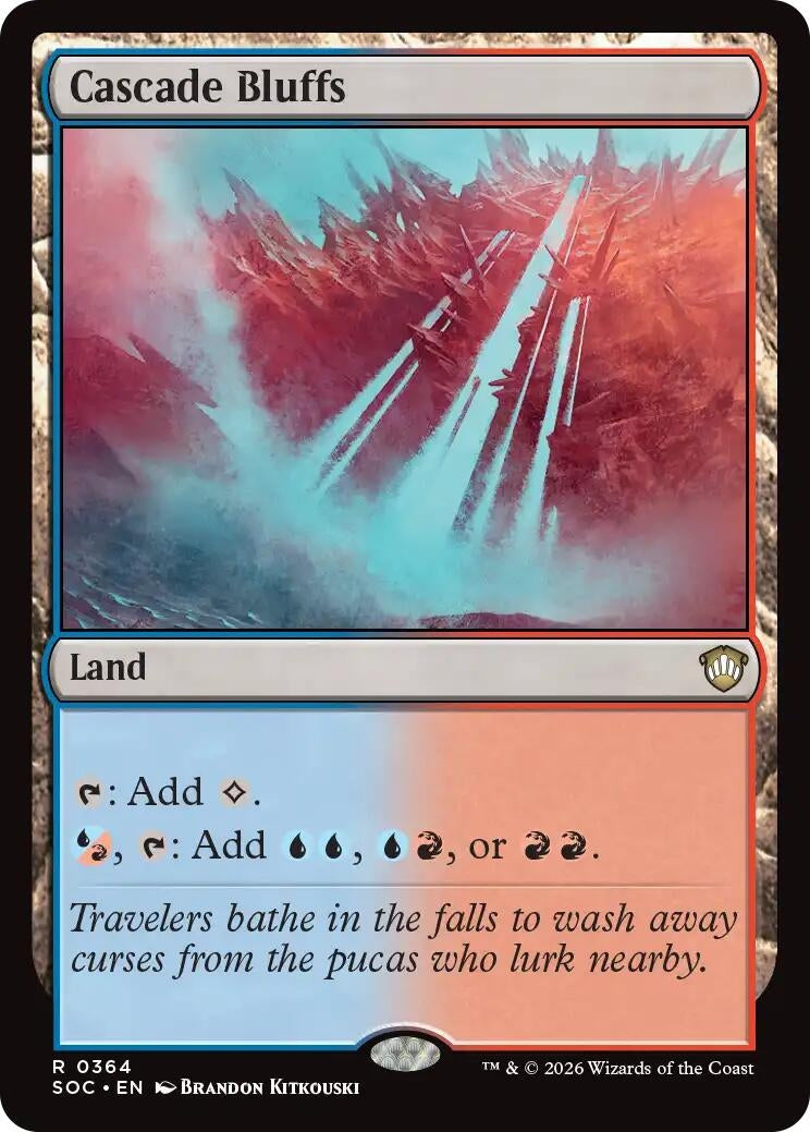 Image for Cascade Bluffs (364) (SOC) - Magic: The Gathering
