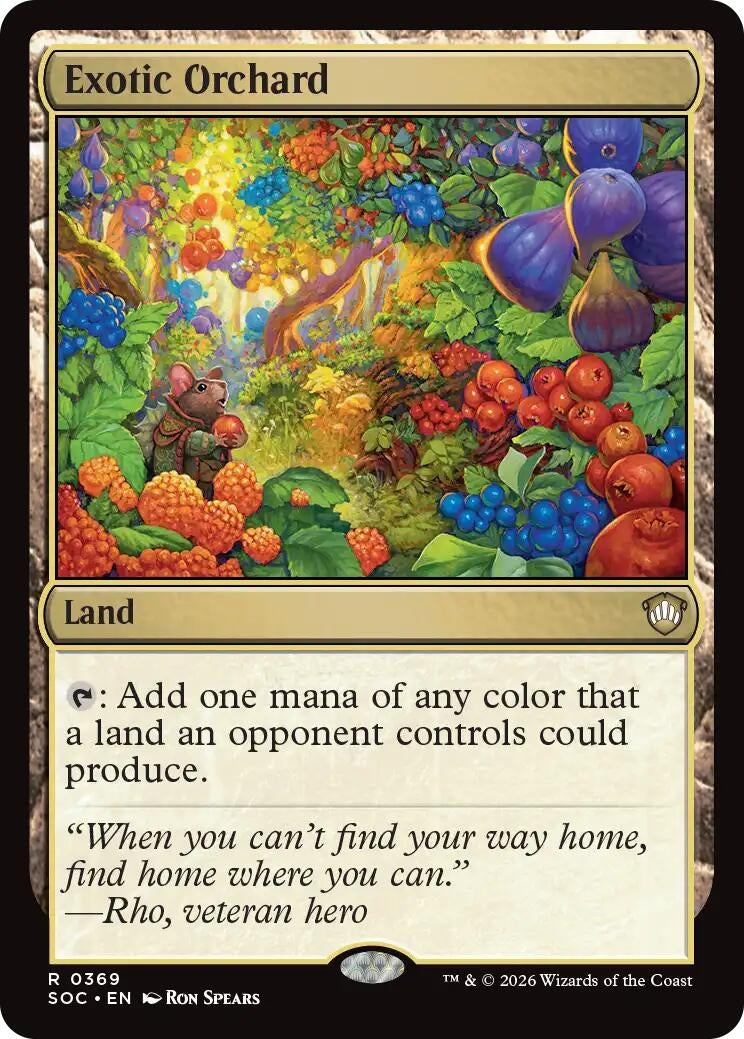 Image for Exotic Orchard (369) (SOC) - Magic: The Gathering