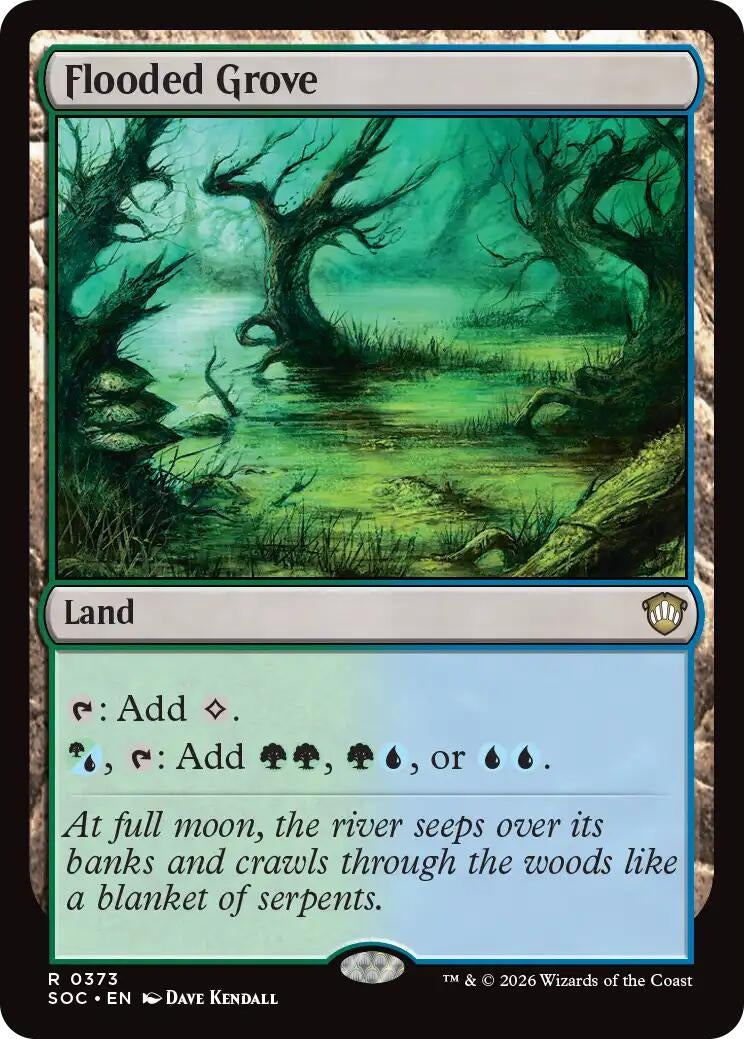 Image for Flooded Grove (373) (SOC) - Magic: The Gathering