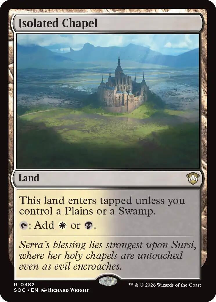 Image for Isolated Chapel (382) (SOC) - Magic: The Gathering