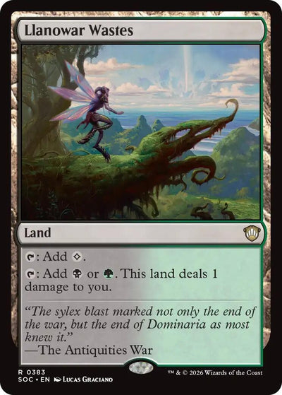 Llanowar Wastes (383) (SOC)