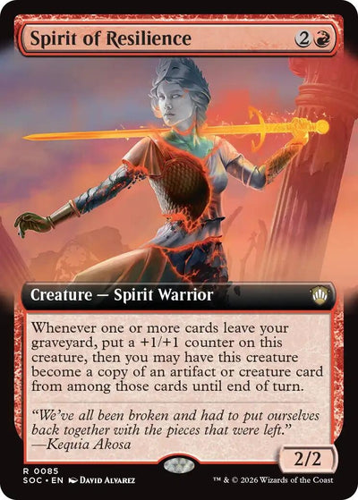 Spirit of Resilience (Extended Art) (85) (SOC)