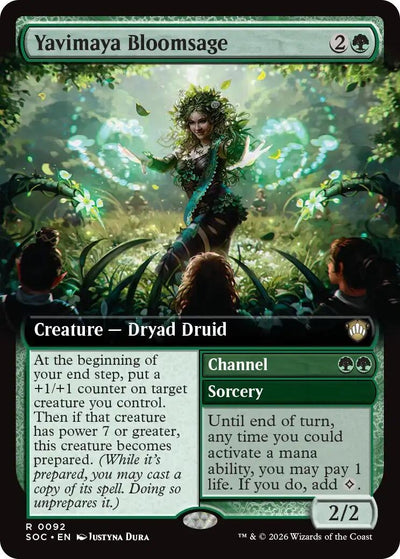 Yavimaya Bloomsage (Extended Art) (92) (SOC)