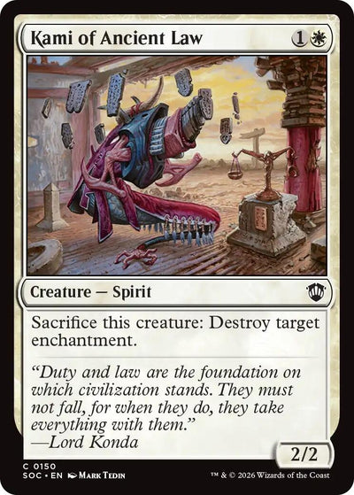 Kami of Ancient Law (150) (SOC)